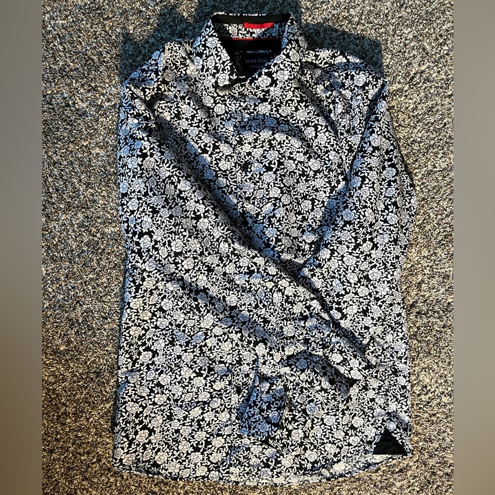 Silver stone dress shirt